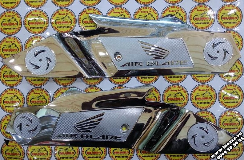 Trang trí xe Airblade 2013-2014 - Ốp hông mạ crom 